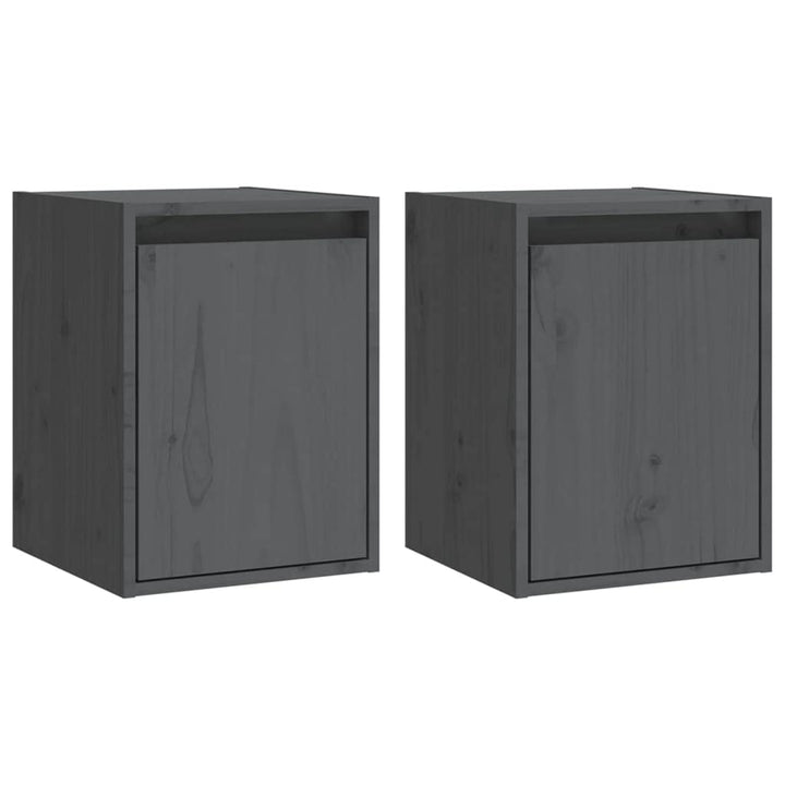 vidaXL 2X Wandschrank Hängeschrank TV Schrank Holzschrank TV Möbel Regal Aufbewahrung Wohnzimmer Büc