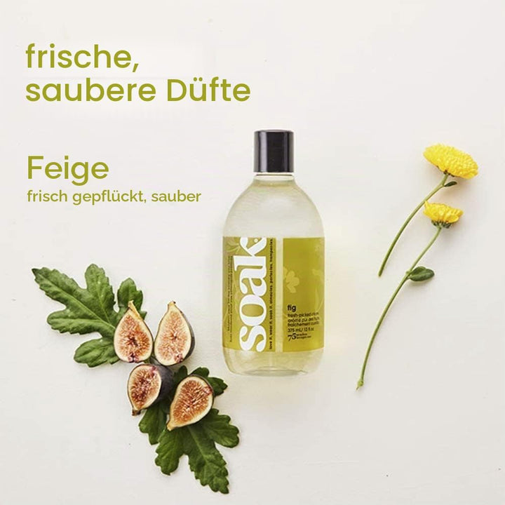 SOAK - Feinwaschmittel, Modern Laundry Care, Umweltfreundlich, 375ml Fig Feige 6.35 x 6.35 x 15.87 c
