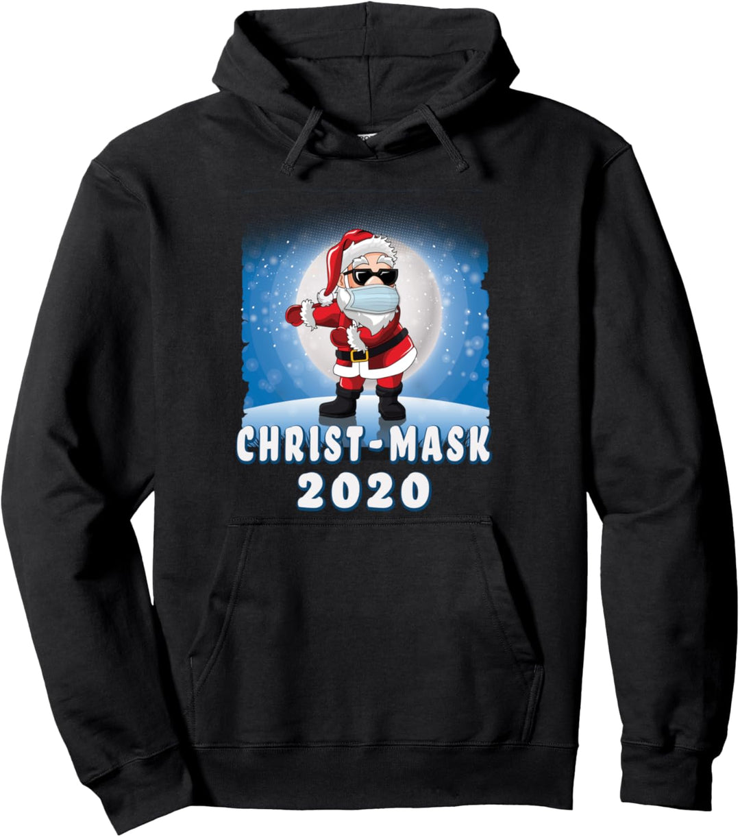 2020 Weihnachtsquarantäne Zahnseide Santa tragen Pullover Hoodie