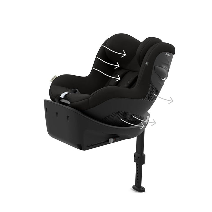 Cybex Sirona Gi + NBInlay/Magic Black-black PU1