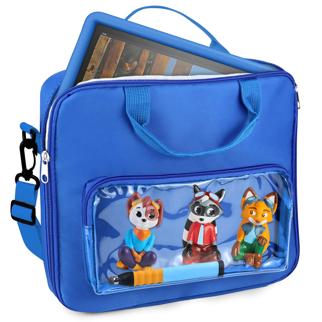 Gaga city 8-10 Zoll Kinder Tablet Tasche, mit Fächer für Edurino Figur und Stift, Kompatibel mit Rav