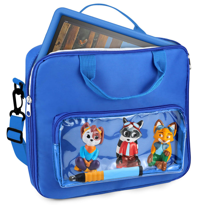 Gaga city 8-10 Zoll Kinder Tablet Tasche, mit Fächer für Edurino Figur und Stift, Kompatibel mit Rav