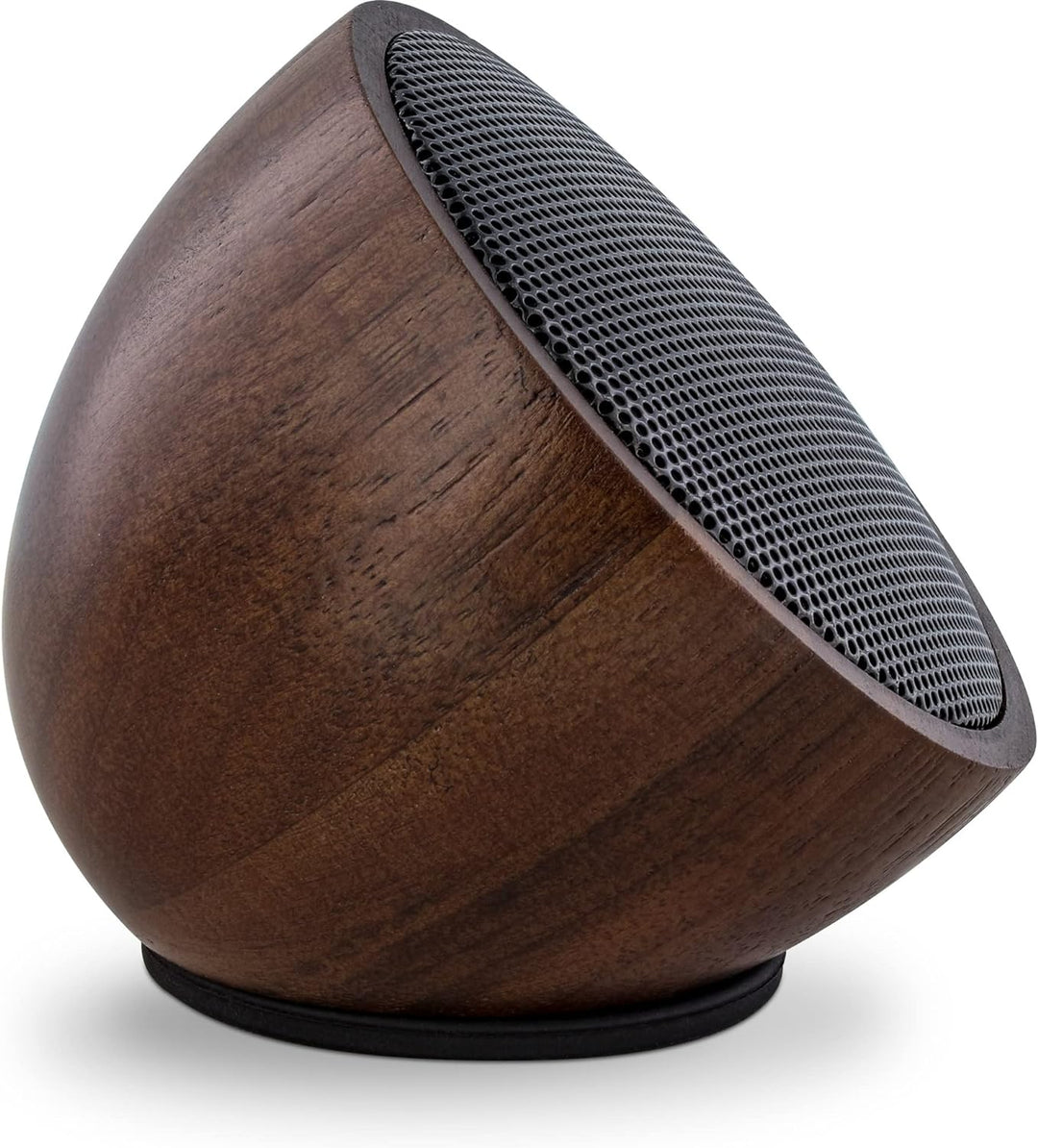InLine 55380H woodwoom, Mini Bluetooth Walnuss-Holz Lautsprecher, 52mm, braun
