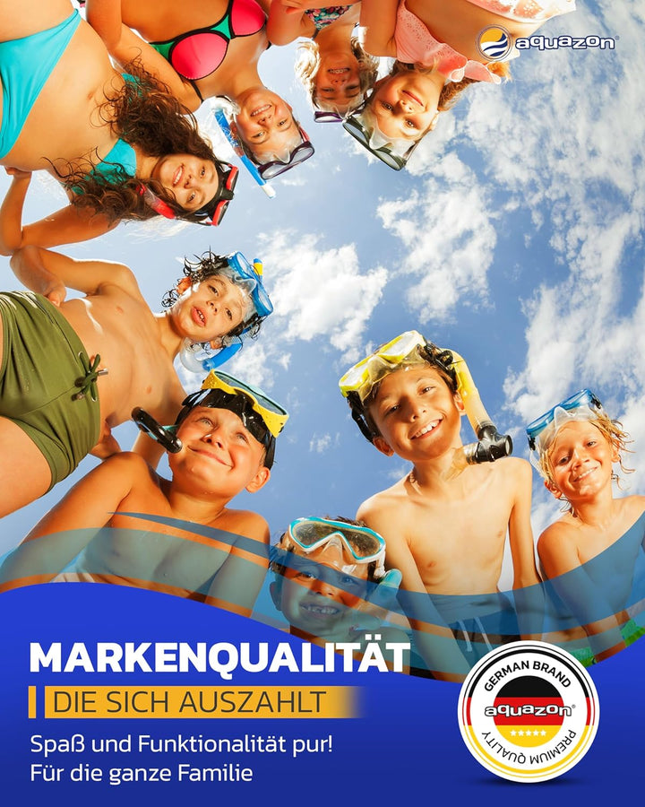 AQUAZON Adventure Marken Flossen-technisch hervorragende Schnorchelflosse mit extra weicher Fusstasc