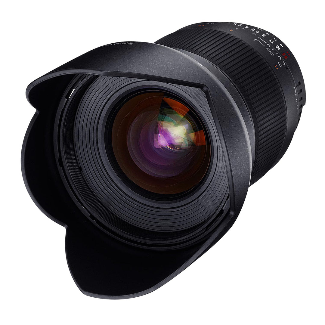 SAMYANG 882112 16/2,0 Objektiv DSLR Nikon F AE manueller Fokus automatischer Blendenring Fotoobjekti