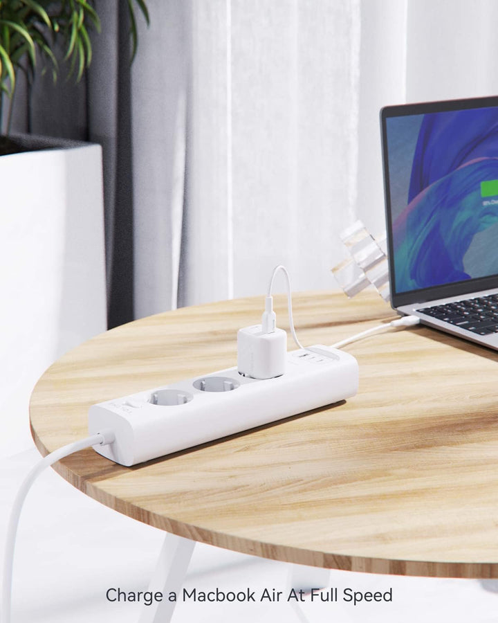 VOLTME USB C Ladegerät, 30W GaN Schnellladung mit PD3.0 QC3.0 PPS, Kompakt Doppel Netzteile kompatib