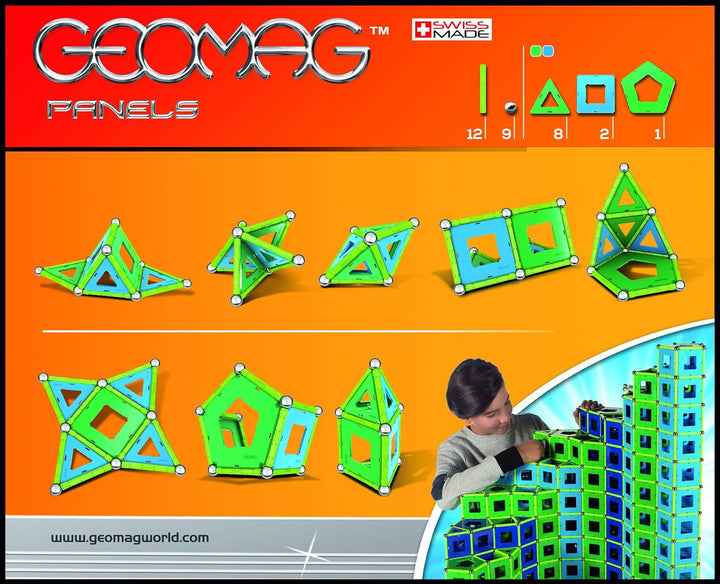 Geomag, Classic Panels, 460, Magnetkonstruktionen und Lernspiele, 32-teilig 32 Stück, 8 inches (L) x