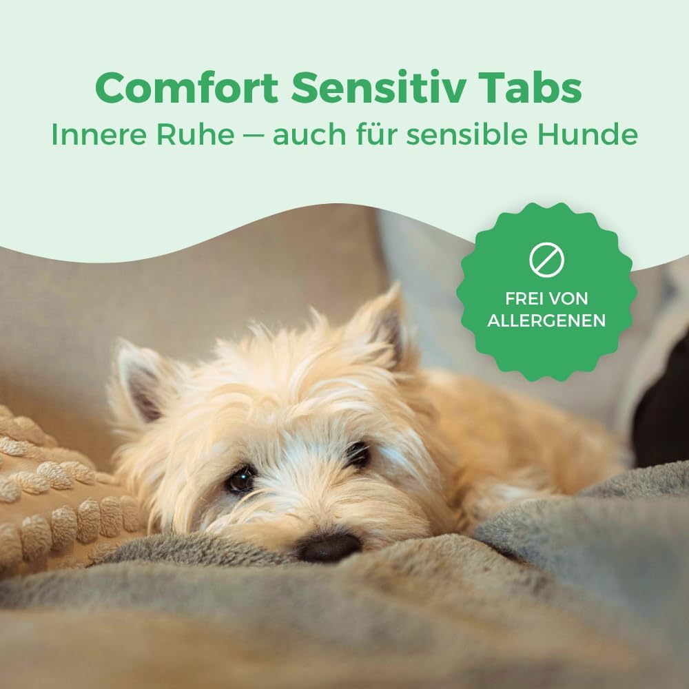 purapep Comfort Sensitv Tabs - Natürliches Beruhigungsmittel mit Tryptophan, Magnesium und B-Vitamin