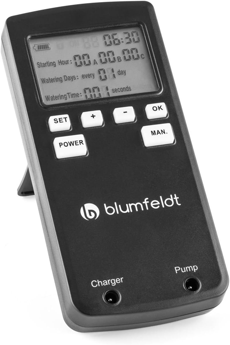Blumfeldt Greenkeeper - Bewässerungsset, Bewässerungssystem, Tröpfchenbewässerungsbausatz, bis zu 60