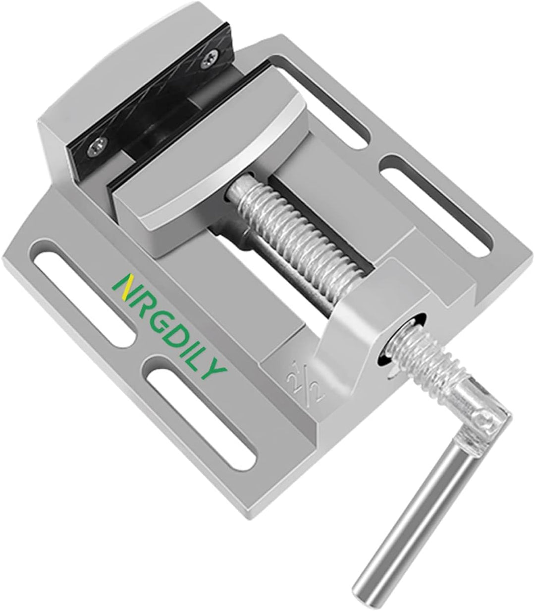 NRGDILY Bohrmaschinen-Schraubstock, Klemme für Bohrer, Säulenbohrer, Fräsmaschinen, Einstellung 4 Zo