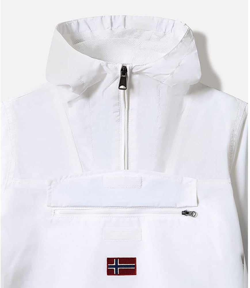 Napapijri Unisex Kinder Jacke 10 Jahre Bright White 002, 10 Jahre Bright White 002