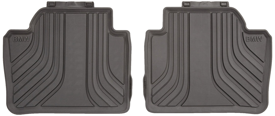BMW 51472219802 Fussmatten für die Rückbank, Gummi, Schwarz