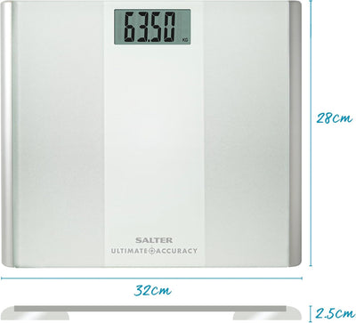 Salter 9009 WH3R Digitale Personenwaage - Elektronische Körpergewichtswaage mit 180 kg Tragfähigkeit