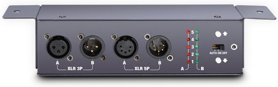 Palmer MCT DMX - Kabeltester für 3-Pol / 5-Pol DMX- und XLR-Kabel, grau Grey 1U, Grey 1U