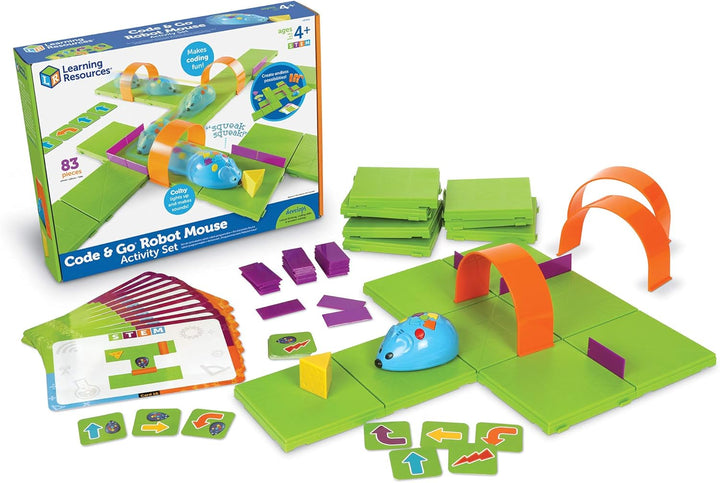 Learning Resources Code & Go „Robotermaus“ Klassenzimmer-Spielset