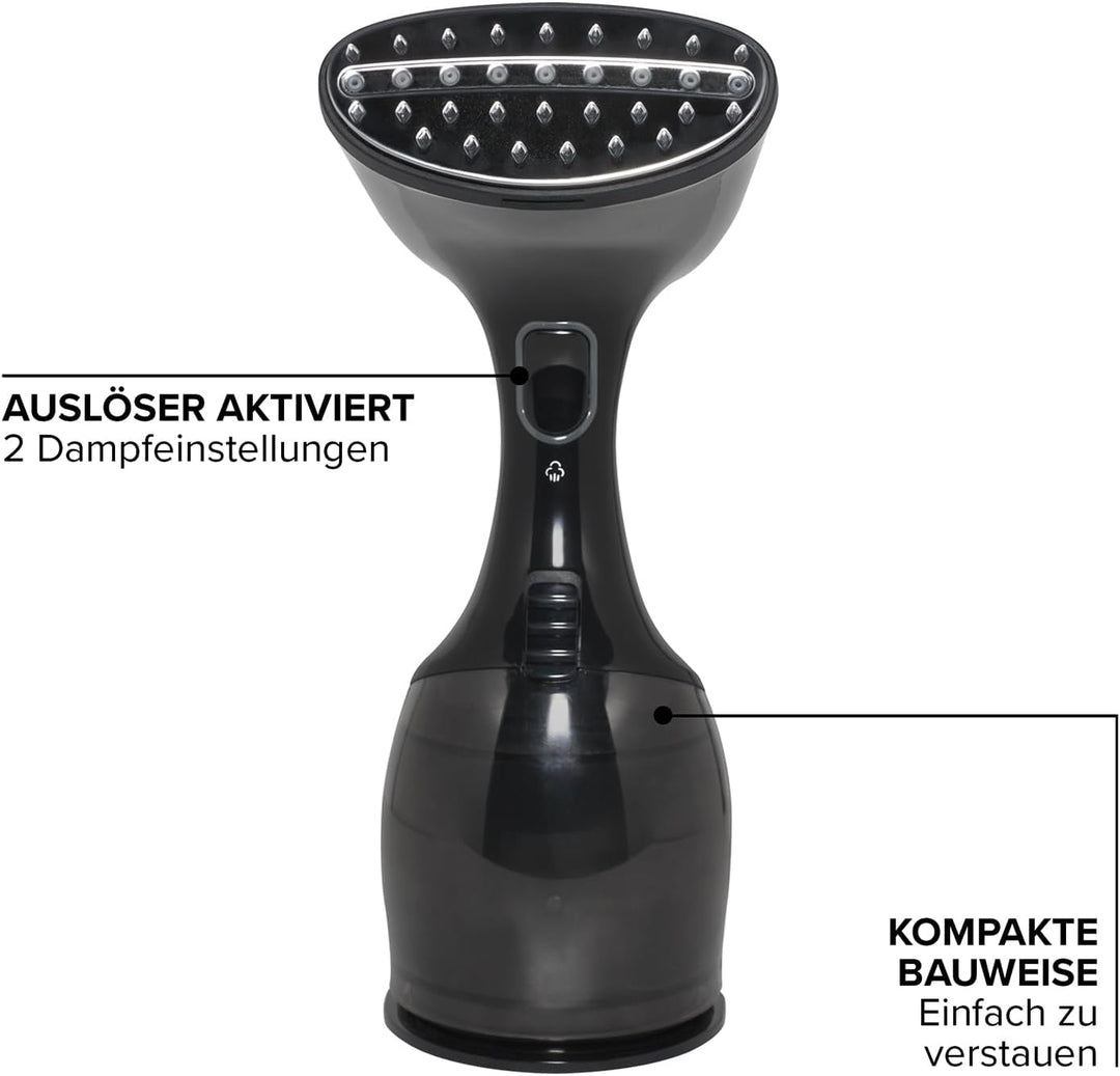 Corby Stockton Handdampfer in Schwarz