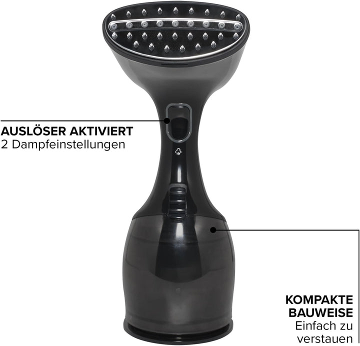 Corby Stockton Handdampfer in Schwarz