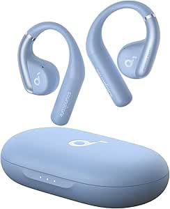 soundcore by Anker, AeroFit Open-Ear Headphones, Ultra Comfortable Design, Secure Hold, Balanced Sou