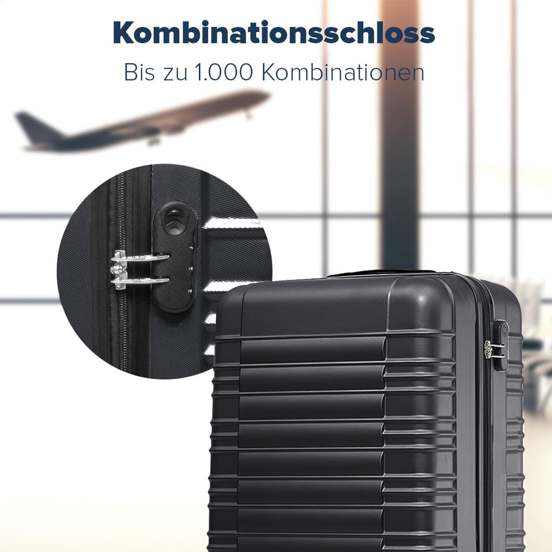 TRVLMORE Koffer & Trolleys - Koffer Set, Kofferset 2 Teilig, Handgepäck Koffer, Hartschalenkoffer Gr