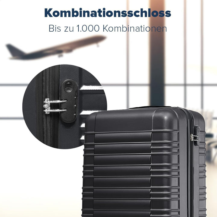 TRVLMORE Koffer & Trolleys - Koffer Set, Kofferset 2 Teilig, Handgepäck Koffer, Hartschalenkoffer Gr
