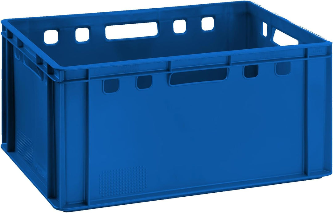 BURI 4x Fleischkiste E3 Metzgerkiste 60x40x30 cm lebensmittelecht, robust, stapelbar - Eurokisten La