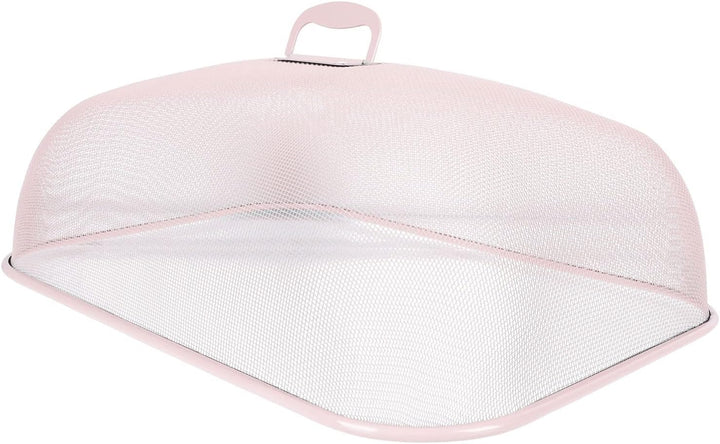 Happyyami Tischtuch Metall 1Pc Mesh Food Covers Mahl Fliegenhaube Fliegenhaube Partyzubehör Rosa, Ro