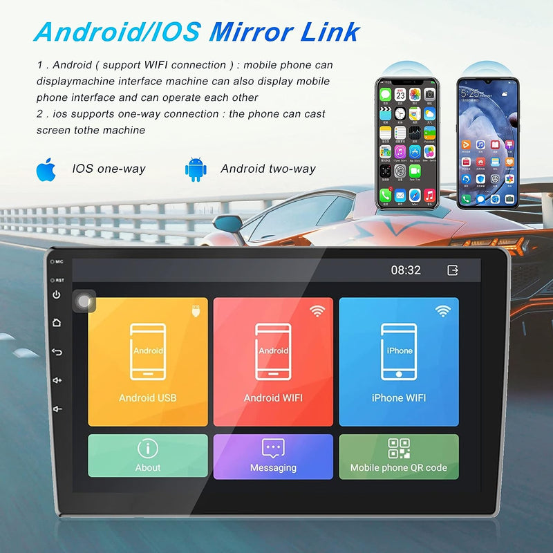 Android Autoradio 2 Din für Suzuki Swift 2003-2010 mit GPS Navi WiFi Bluetooth Freisprecheinrichtung