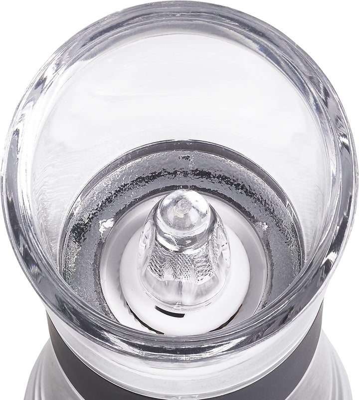 Cole & Mason Flip 180 Chrom Salz und Pfeffermühle, 2er Set Manuell, Gewürzmühle, Acryl, 154mm, Class