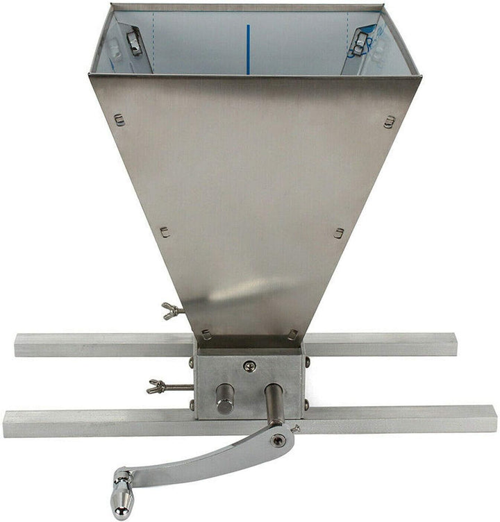 Getreidemühle, Getreidemahlmaschine, Edelstahl-Rollenhandschleifer (mit Skala + Aluminiumfuss), Getr