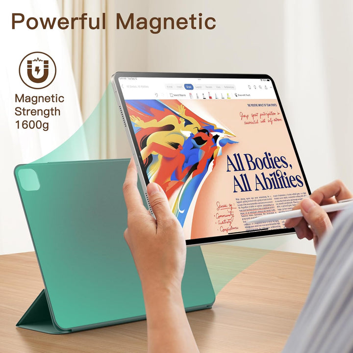 JETech Magnetische Hülle für iPad Pro 12,9 Zoll 2022/2021/2020/2018 (6./5./4./3. Generation), Pencil