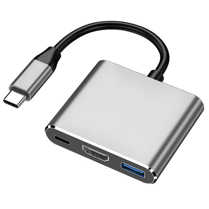 XtremeMac USB-C Hub für MacBook: Durchgangsladen bis 100W &amp; schnelle Datenübertragung, USB 3.0 &amp; 4K