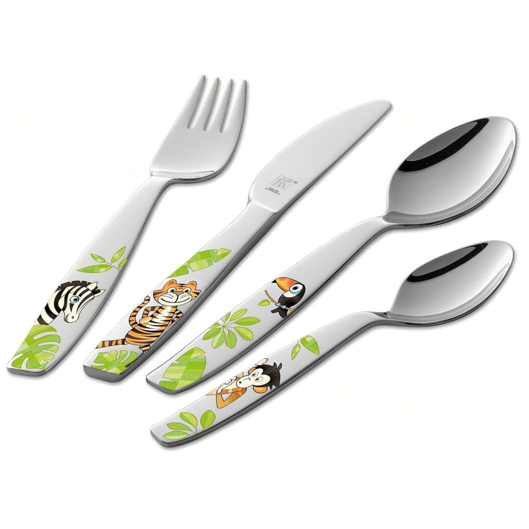 Zwilling Kinderbesteck 4-tlg. Jungle Kinderset Essbesteck NEU OVP