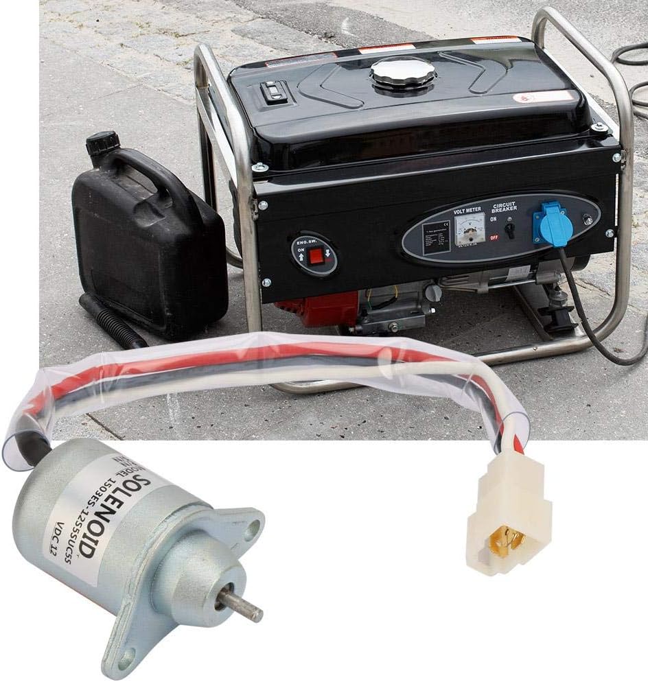 Magnetventil, 12 V 1503ES-12S5SUC5S Dieselkraftstoff Motor Abschaltstopp Magnetventil Austauschsatz
