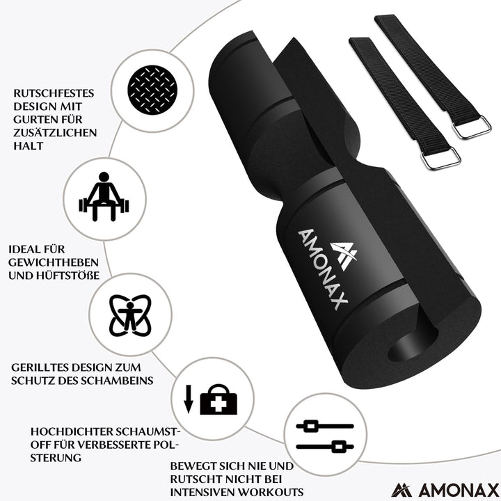 Amonax langhantel polster, extra dicke nackenpolster langhantel- Barbell Pad nackenschutz für hip th