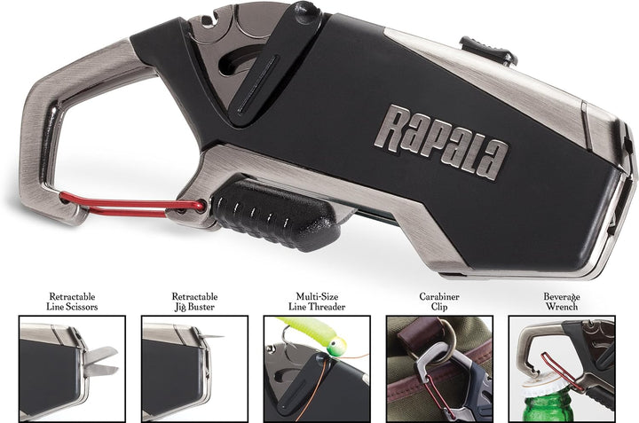 Rapala Unisex-Erwachsene RFMT Zubehör, schwarz/Silber, Einheitsgrösse