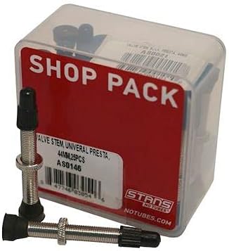 NoTubes Ventil Universal Presta Laufräder, Silber, 25 STK