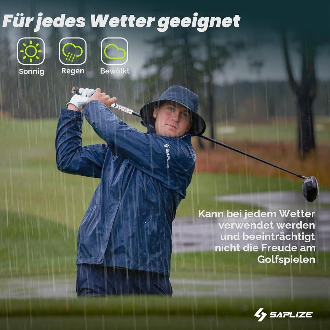 SAPLIZE Golfgriffe 13-teilig mit komplettem Umrüstsatz, Standard- / Mittelklasse, Kordelgummi, Hybri