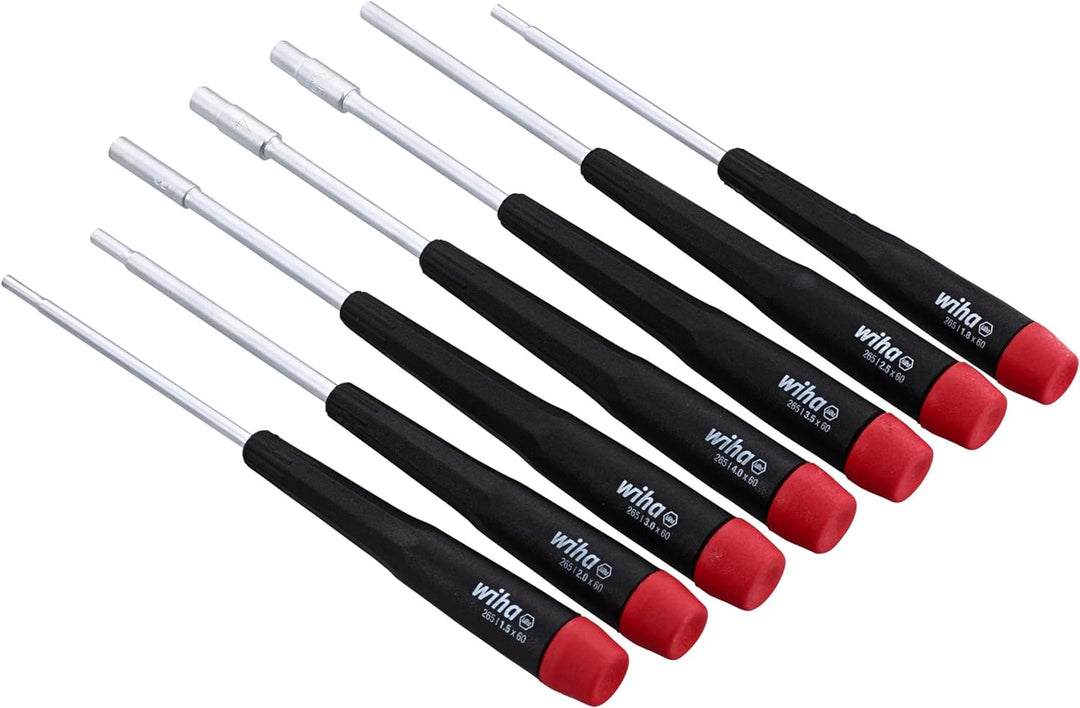 Wiha 26592 Steckschlüsselsatz mit Präzisionsgriff, metrisch, 7-teilig Multi, Multi