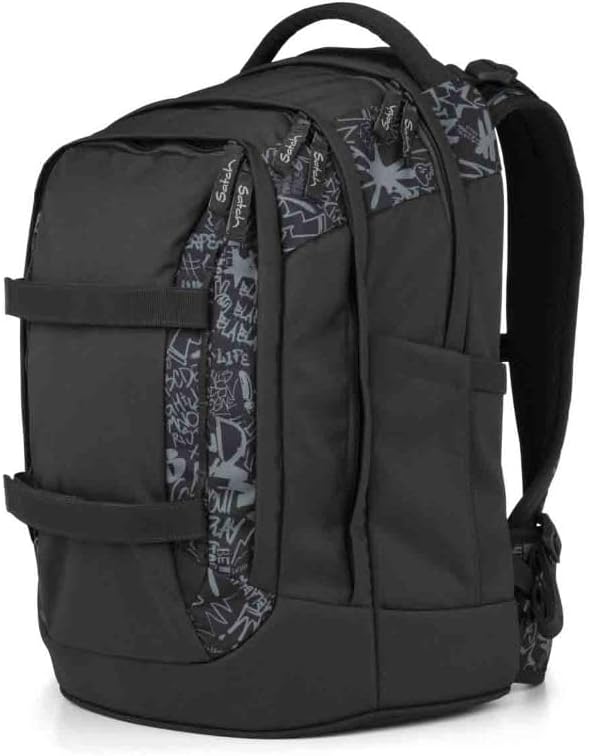 Satch Pack Schulrucksack Set 2tlg. inkl. Schlamperbox (Street Ink), Street Ink