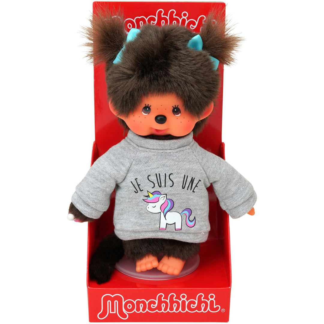 Bandai CPDO151 Monchhichi Sweatshirt Tendance, farblich sortiert, Mehrfarbig