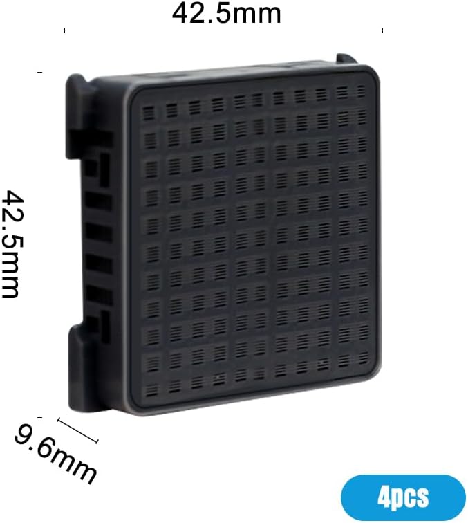 4 Stück Aktivkohlefilter passend für Liebherr-Kühlschränke 9096989 9882460 988246000, Fresh Air Filt