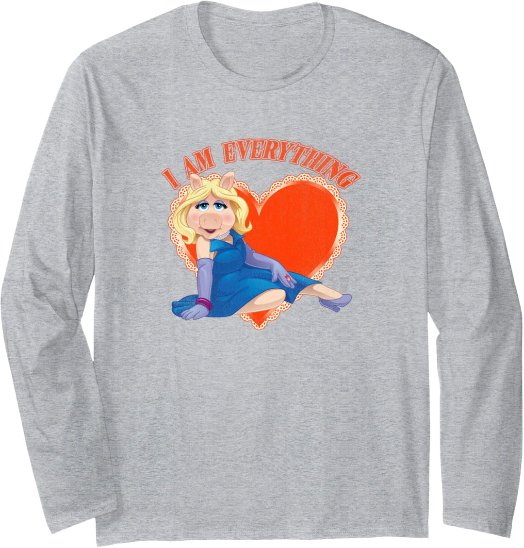 Disney The Muppets Valentinstag Miss Piggy Is Everything Langarmshirt