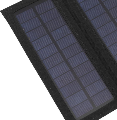 AUNMAS 40W 4-Fach Solarpanel Ladetasche mit USB Falttasche Faltbares Monokristallines Solarpanel Lad