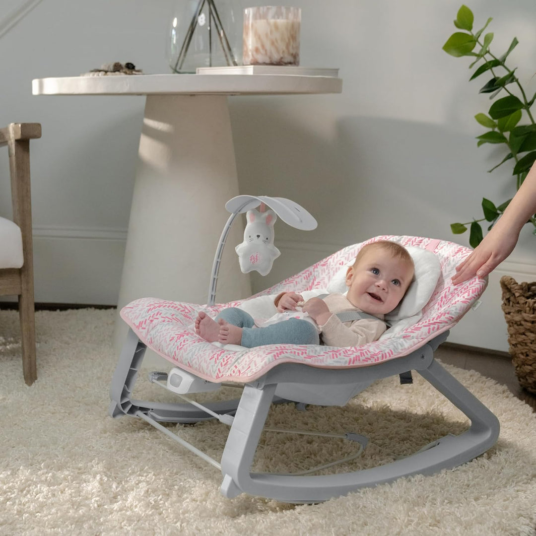 Ingenuity Keep Cozy 3-in-1 Baby Wippe, Sitz und Schaukel für Babys bis Kleinkinder, mit Vibrationen