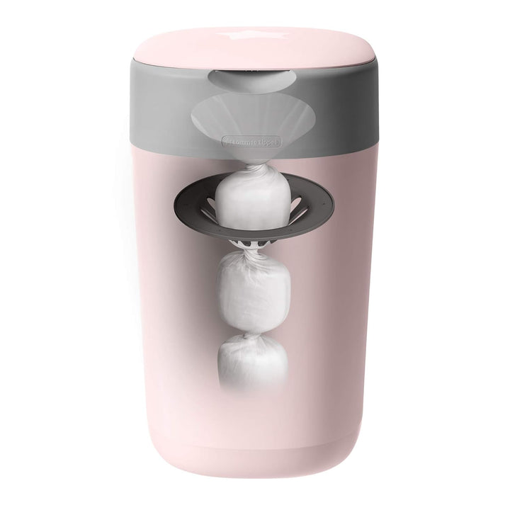 Tommee Tippee Windeleimer Twist & Click Sangenic Tec, Geruchsdichtes Windelentsorgungssystem, Inklus