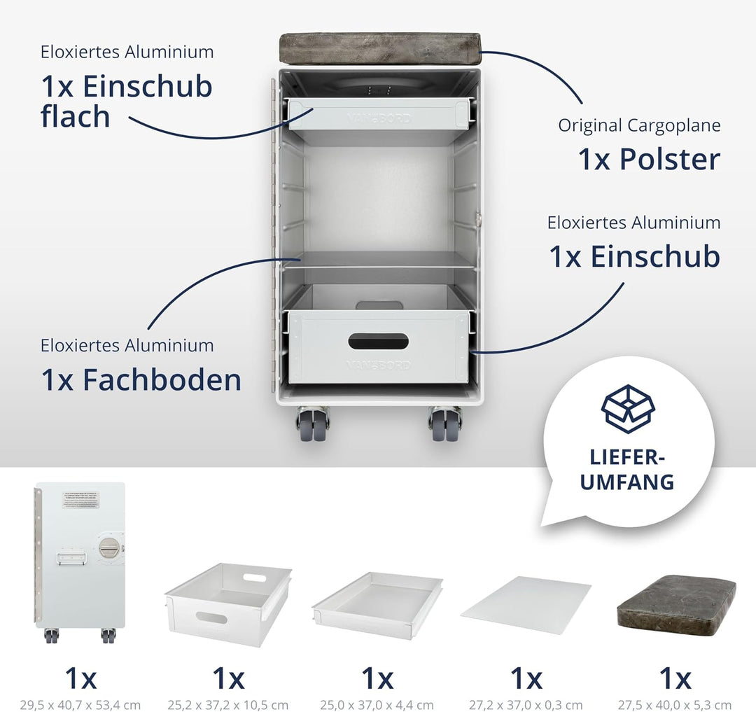 Hocker Schubladenschrank, Rollcontainer, Metallschrank, Büroschrank, Industrial Möbel, Aktenschrank