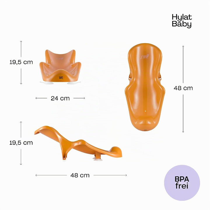 Hylat Baby Badewanneneinsatz Baby - wertvolle Badehilfe für Säuglinge und Babys von Geburt bis ca. 6