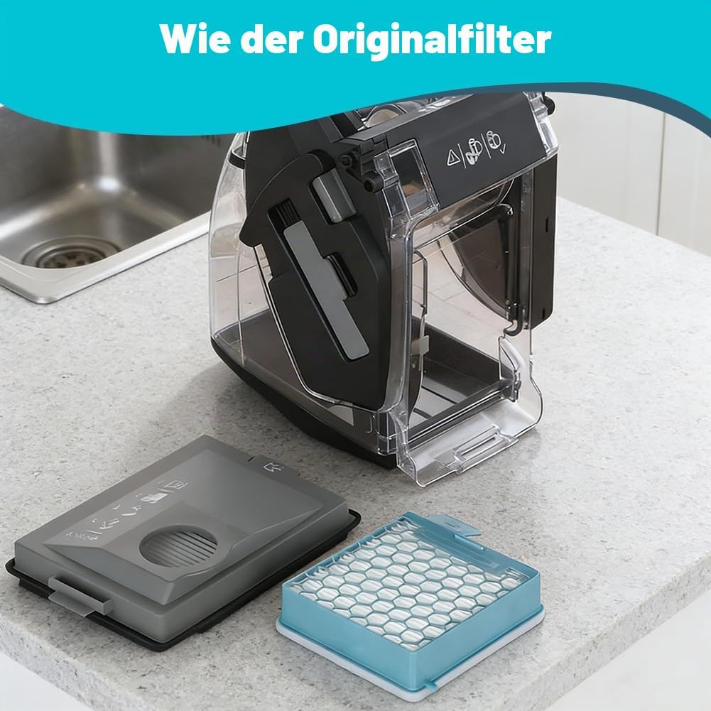 Filter Set kompatibel mit Miele Boost CX1 HEPA Filter & Feinstaubfilter, Ersatzfilter Set inkl. SF-H