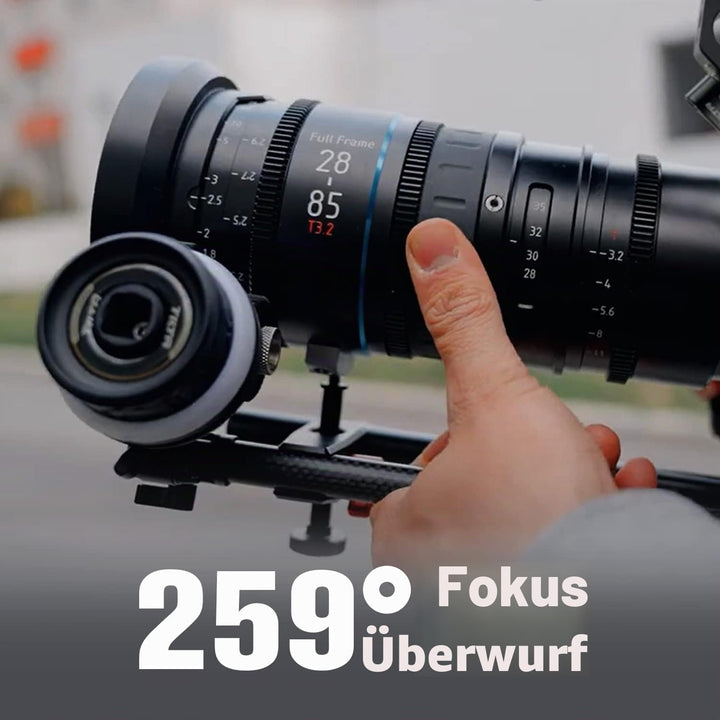 SIRUI 28-85mm T3.2 Full-Frame Parfocal Zoom Cine Lens, für PL-Mount-Kameras, kompatibel mit Alexa Mi