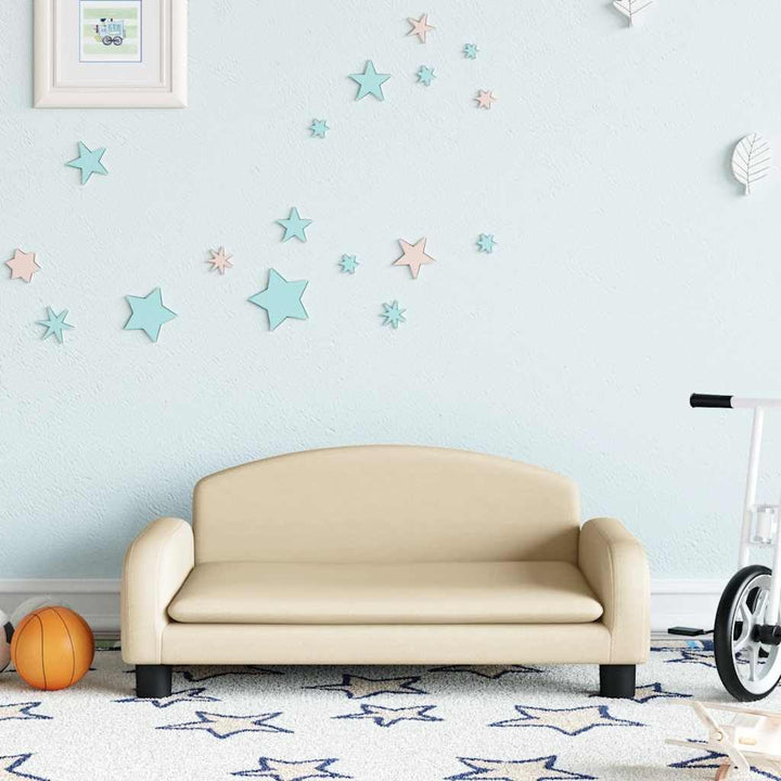 vidaXL Kindersofa, Couch für Kinder, Kindercouch mit runden Kanten, Kindersessel Minisofa Polstersof